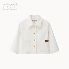 法意白棉质牛仔外套