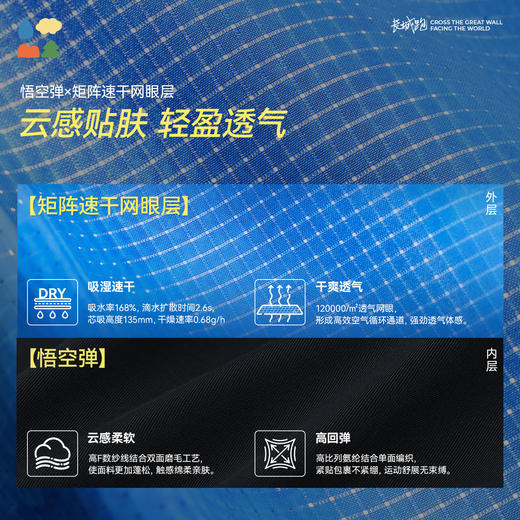 【假两件运动裤】森林棠26春网眼速干吸湿高弹透气儿童运动裤22061099【HZ】 商品图3