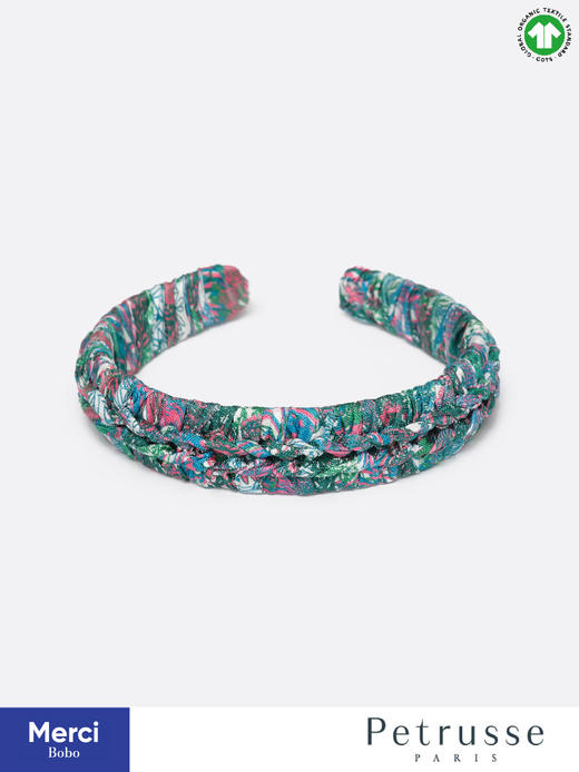 Petrusse 贝图丝 EVE SERRE-TETE TRESSE 秘林幽梦系列 真丝发箍 商品图6
