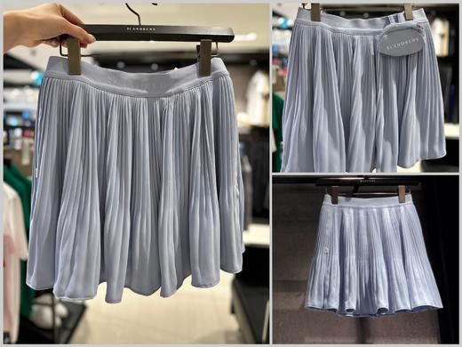 St家春夏新款女士带包短裙来了！🇰🇷贸易订单货，面料客供韩国进口，软糯到骨子里，上身有弹性毫无束缚，真正的裸感！松软腰，包容性更大，上身特别舒服，不规则褶皱设计元素多了一份休闲的味道， 配个小包包 商品图1