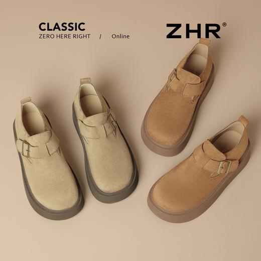 ZHR【增高4cm】厚底勃肯鞋复古经典2026春季新款小个子轻便软底女 商品图2
