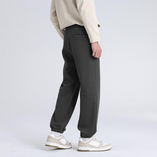 GXG男装26春季运动潮流简约百搭舒适松紧腰系绳男式束脚休闲裤K&C 商品图7