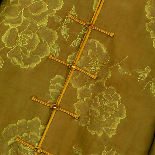 【牡丹赋】新中式夹蚕丝棉拼接苗绣香云纱外套M1D539754X南宋 商品图3