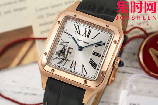 AF卡地亚山度士杜蒙系列 桑托斯大号 中性腕表 成熟魅力之典范 表盘尺寸43.5X31.4mm 小手腕男生福音 商品图1