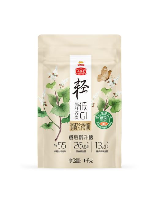 金龙鱼丰益堂低GI高纤调配谷物粉1kg   丰富膳食纤维  更健康更营养 商品图1