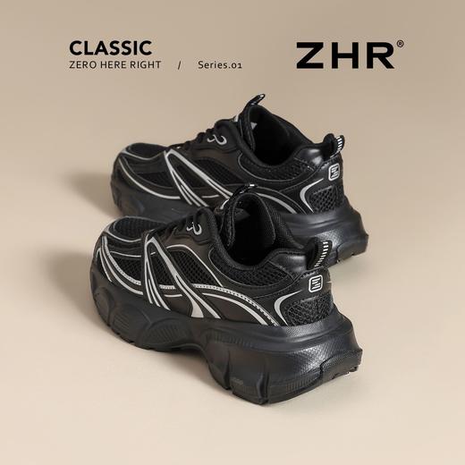 【情侣同款】ZHR网面透气老爹鞋女春季百搭增高休闲鞋厚底运动鞋 商品图6