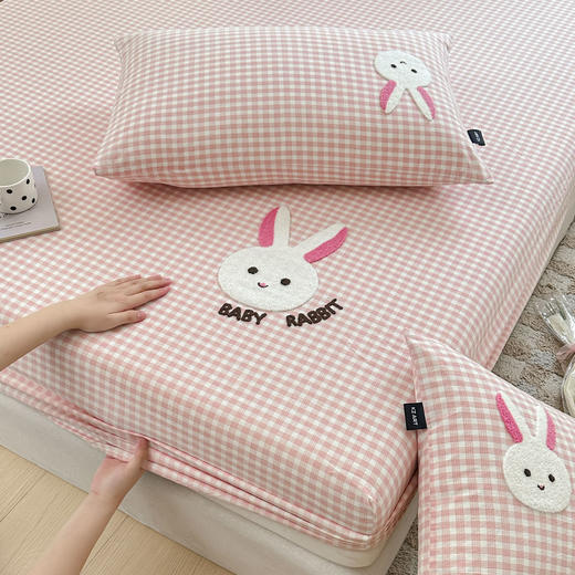 【清仓59元起】全棉水洗棉床笠三件套  四季可用【不支持退换】 商品图2