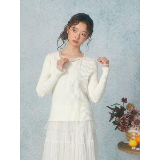 韩系网纱拼接别致上衣-纪念日百货门店同款169293911 商品图1