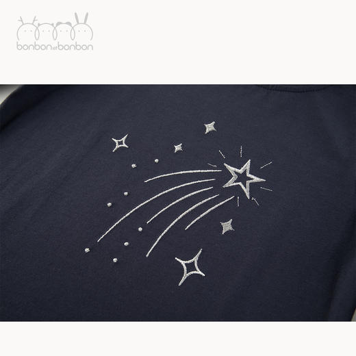 星星绣花打底衫 商品图3