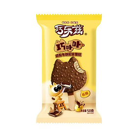 伊利50g巧乐兹巧卟卟低糖咸酪布朗尼味雪糕