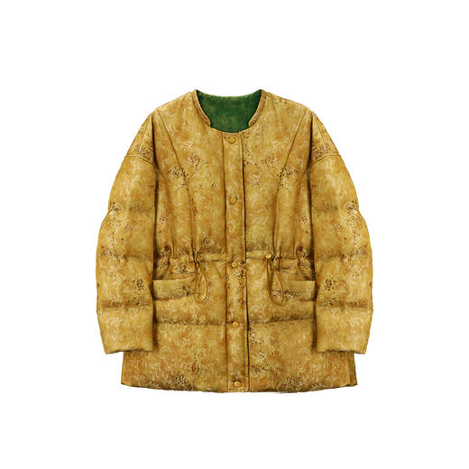 NANSONGSILK/NS新中式双面穿带标带溯源码匈牙利霍尔多巴吉95白鹅绒M1D547146S南宋 商品图8