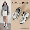 ZHR【增高4cm】厚底银色老爹鞋2026春季新款网面透气运动休闲鞋女 商品缩略图3