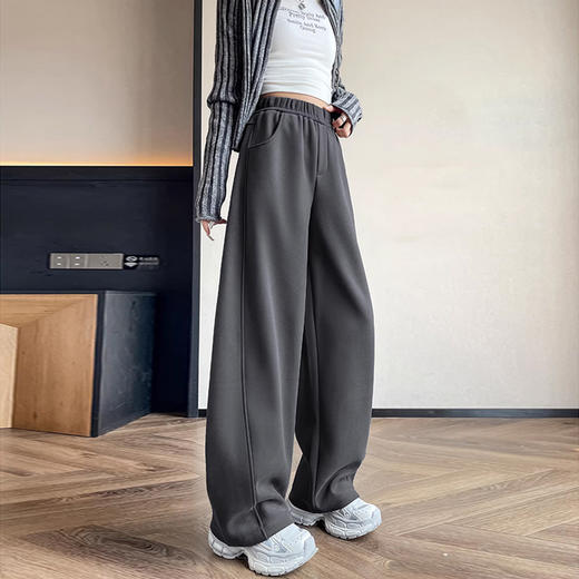 裁缝学苑AH120弯刀裤纸样女装女新款加绒加厚阔腿高腰卫裤子美式镰刀裤样板 商品图2