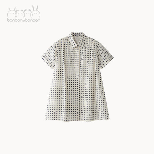 气质翻领印花衬衫裙 商品图3