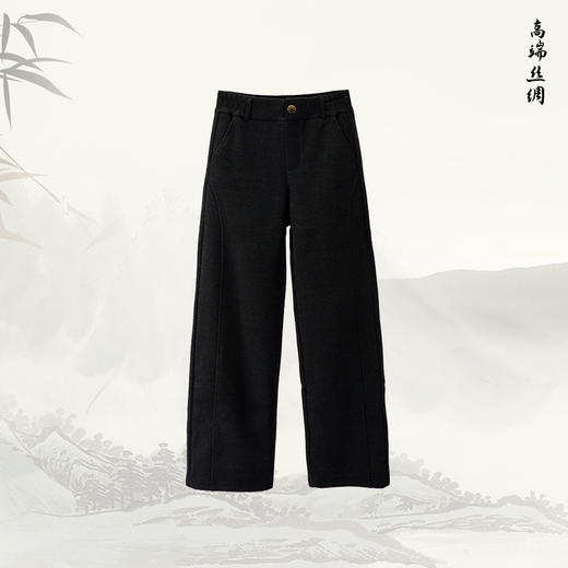NANSONGSILK/NS新中式90白鹅绒保暖防寒鹅绒裤子B16B54226Z南宋 商品图7