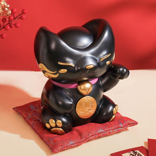 「元宝猫家族」艺术摆件 | 新锐设计师新春设计，头顶元宝小萌猫，藏着开年好意头 商品图2