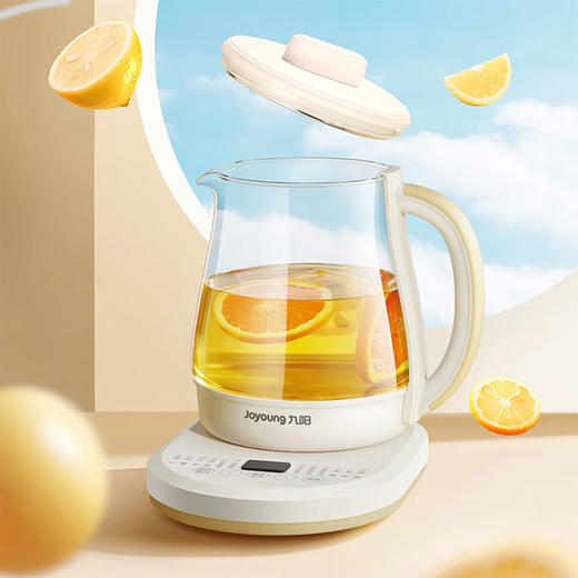 九阳（Joyoung）1.5L 防溢沸萃 家用养生壶 迷你800W防糊 恒温烧水壶 智能玻璃煮茶器K15D-WY710 商品图0