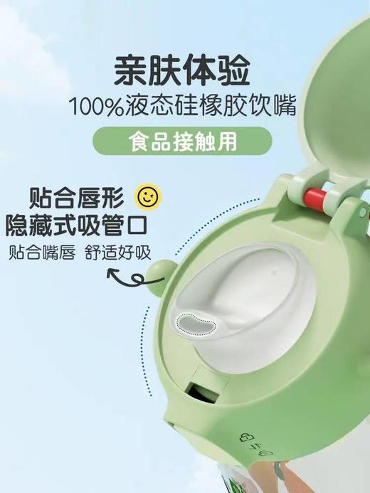 贝亲小吨杯PPSU大容量直饮吸管水杯450ml750ml 商品图6