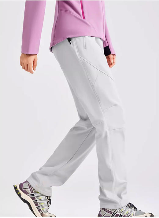 裁缝学苑AH122户外登山徒步软壳裤子纸样女装加绒加厚防风直筒裤样板 商品图4