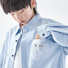 【代发】【除175码外预售4.27发】 蓝汽水男童上衣青少年全棉衬衫大口袋休闲长袖天蓝 商品缩略图3