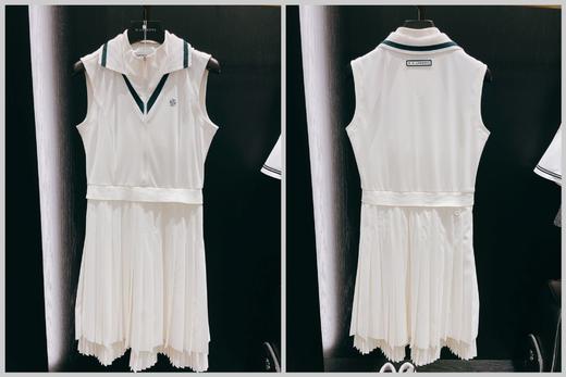 St新款女士无袖连衣裙来了！海报主推款，就像所有的精致剪裁连衣裙👗一样，其实没啥好拍的，ZG店里卖到爆，所有的现货都不愿意让其他店调货🔥高腰线舒适量感连衣裙，下半身流畅廓形遮胯显瘦，百褶灵动飘逸！ 商品图0