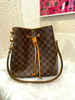 LV NEONOE 黄色配皮 中号棋盘格 水桶包 商品缩略图0