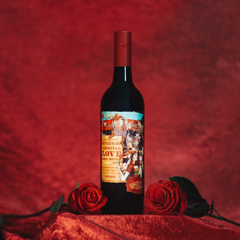 【情人节限定】3次入选WS全球百大！全球蕞好西拉！爱情嘉年华西拉红葡萄酒 Mollydooker Carnival of Love 2023