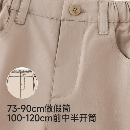 【高定系列】英氏儿童裤子女童春夏棕色长裤百搭新款宝宝休闲裤装 商品图3