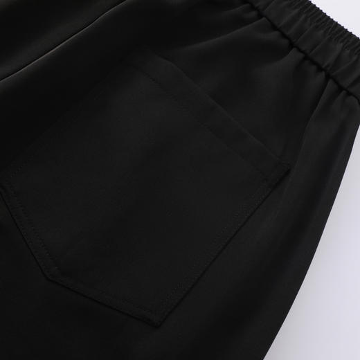 GXG男装26夏季时尚弹力松紧腰系绳亲肤透气直筒裤男式休闲长裤K&C 商品图11