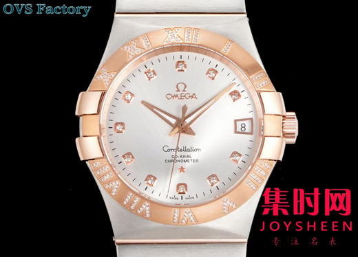 经典传承，卓越新生——欧米茄OVS星座情侣系列 罗马圈钻刻款 男士腕表 表径38mm 商品图1