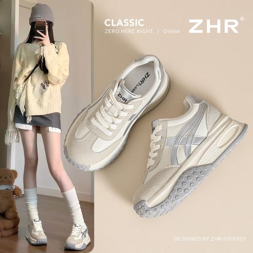 ZHR【增高神器】厚底增高7cm轻便阿甘鞋春秋新款透气舒适老爹鞋女 商品图4