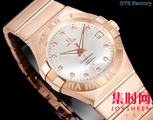 经典传承，卓越新生——欧米茄OVS星座情侣系列 罗马圈钻刻款 男士腕表 表径38mm 商品图3