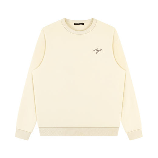 GXG男装26春季创意方块建筑简约百搭日常休闲亲肤男式圆领卫衣K&C 商品图10