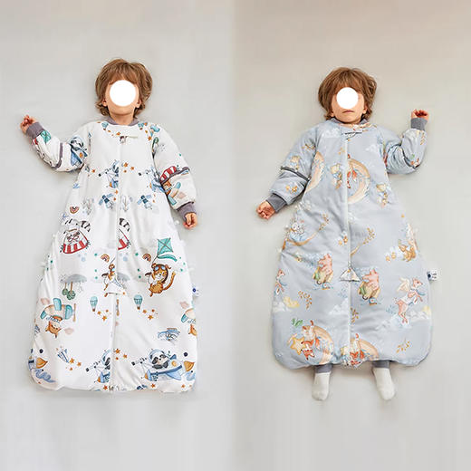 裁缝学苑TQ194婴儿睡袋纸样儿童加厚儿童分腿二合一防踢被童装样板 商品图1