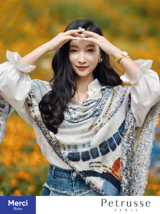 【贝图丝 x 巴黎蓬皮杜艺术中心联名款围巾】艺术家Kupka 《环绕一点》作品 商品图2