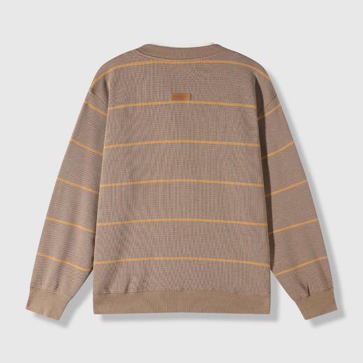 GXG男装【假两件撞色】26春季时尚简约运动休闲百搭男式圆领卫衣K&C 商品图1