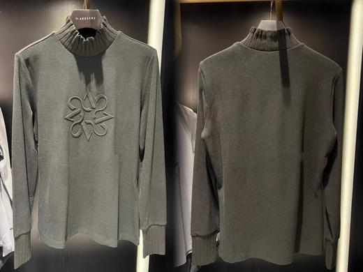 St家新款女士磨毛立领长袖来了！st原厂❗针织领袖立体logo上衣，注定是个爆款小衫，磨毛弹力面料，温温柔柔软软糯糯，超级百搭，真的很好看很好穿，看起来干干净净！ 商品图2