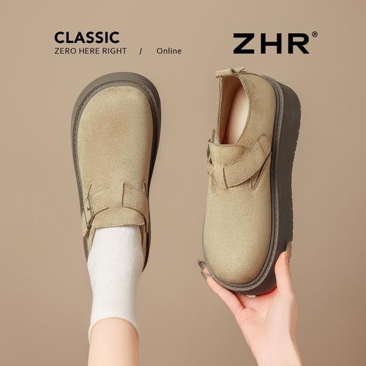 ZHR【增高4cm】厚底勃肯鞋复古经典2026春季新款小个子轻便软底女 商品图5