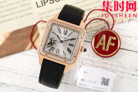 AF卡地亚山度士杜蒙系列 桑托斯大号 中性腕表 成熟魅力之典范 表盘尺寸43.5X31.4mm 小手腕男生福音