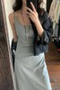 LNNNS 极简风双肩带显瘦内搭吊带连衣裙 22254 商品缩略图0