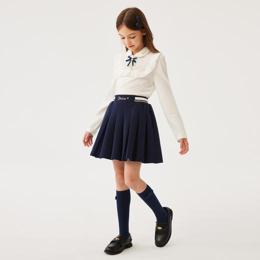 【英氏】【120-170】女童春秋长袖POLO衫 商品图6