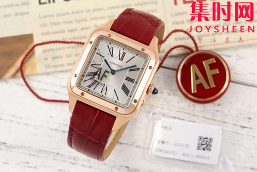 AF卡地亚山度士杜蒙系列 桑托斯大号 中性腕表 成熟魅力之典范 表盘尺寸43.5X31.4mm 小手腕男生福音 商品图0