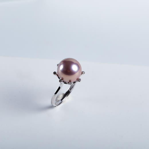 紫色淡水珍珠爪子戒指 JZG49 商品图3