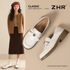 ZHR山茶花英伦风复古乐福鞋女鞋2026新款百搭通勤软底中口小皮鞋 商品缩略图1
