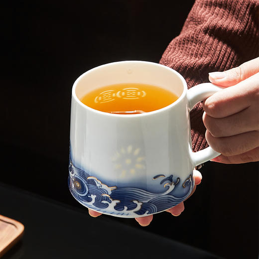 玉柏福海生财大号过滤杯 商品图1