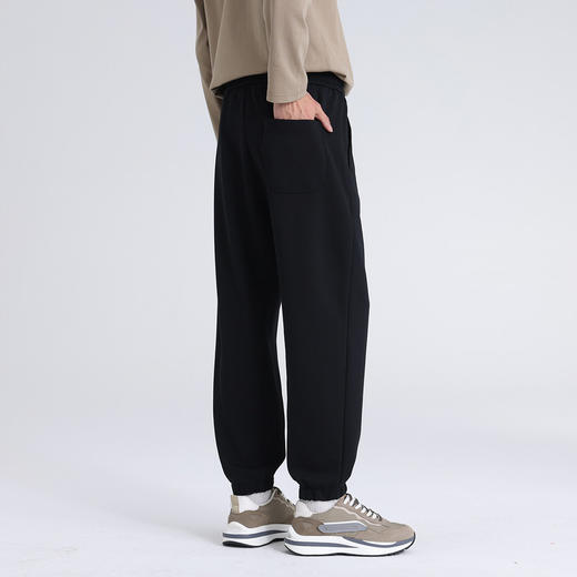 GXG男装26春季时尚潮流简约百搭日常通勤束脚裤男式直筒休闲长裤K&C 商品图7