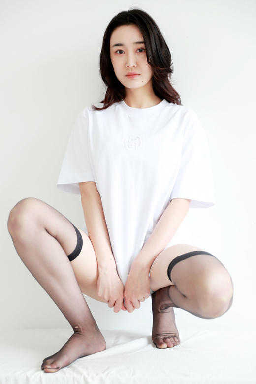 浮雕工艺tee，刚出口西德。基础款正肩宽松圆领半袖儿t恤E012960 商品图10