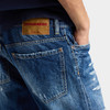 DSQUARED2 男士字母徽标贴片做旧休闲牛仔裤 蓝色 S74LB1839 D30011 470 商品缩略图1