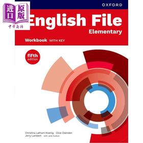 预售 【中商原版】牛津中学英语口语教材 英语档案第五版学生书含电子资源 初级 A2 English File 5th ed Elementary Student Book