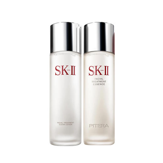 【保税直发】SK-II 护肤神仙水精华露230ml+清莹露套装230ml新版【28年7月】 商品图1